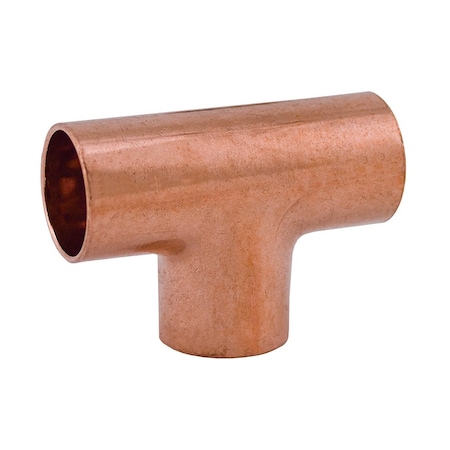 Jones Stephens 1-1/4in. C x 3/4in. C x 1/2in. C Wrot Copper Tee C75203